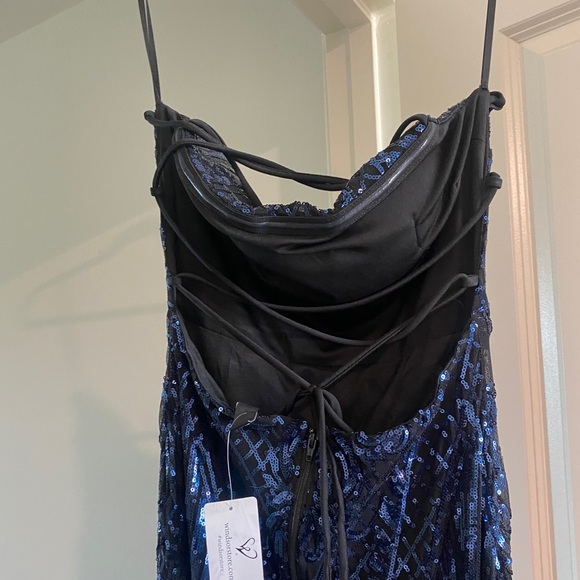Windsor Dresses & Skirts - Black and blue prom/formal dress ,very flattering . need gone. Brand new